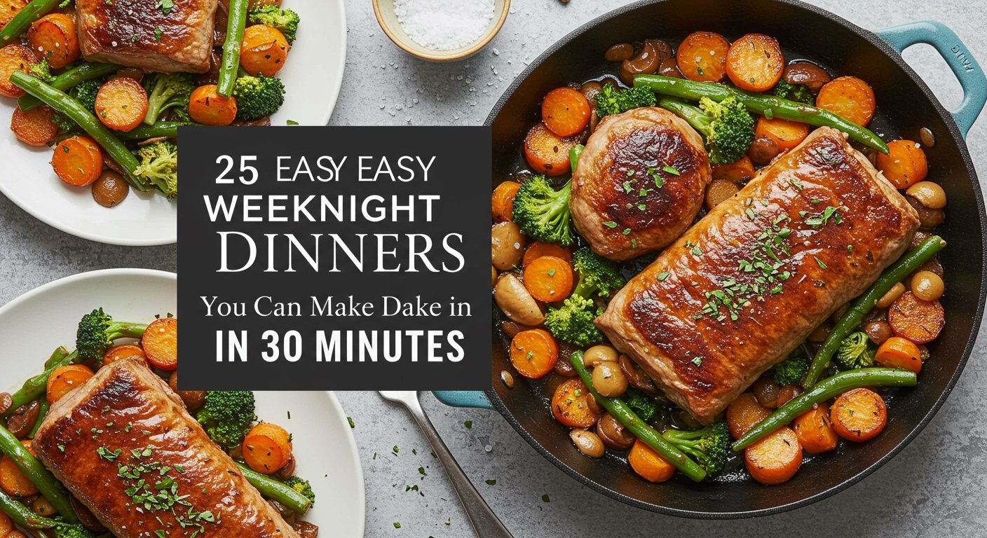 25 Weeknight Dinners Under 30 Minutes: Easy & Quick Header