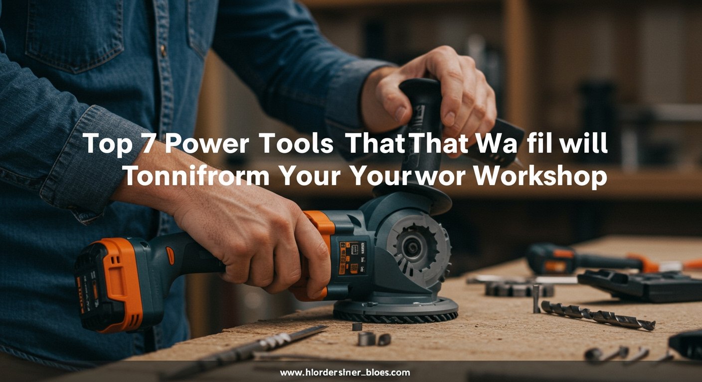 7 Best Power Tools for Workshop: DIY Space Upgrades Header