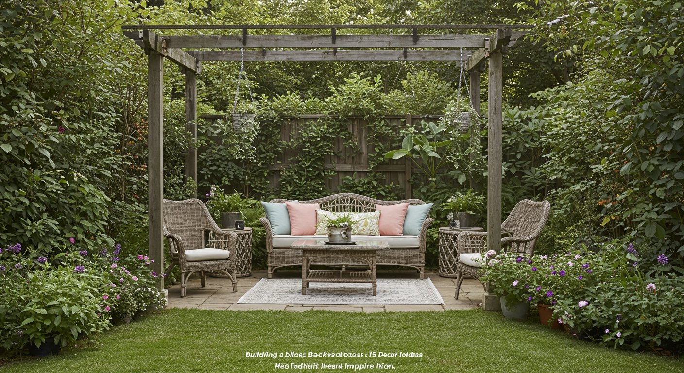 Building Your Backyard Oasis: 15 Garden Décor Ideas Header