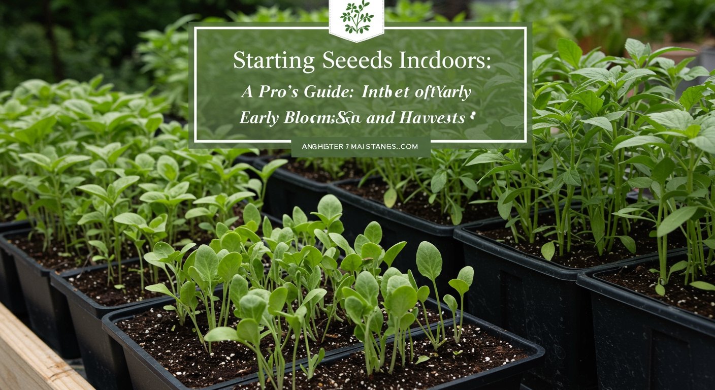 How to Start Seeds Indoors: Early Blooms & Harvests Header