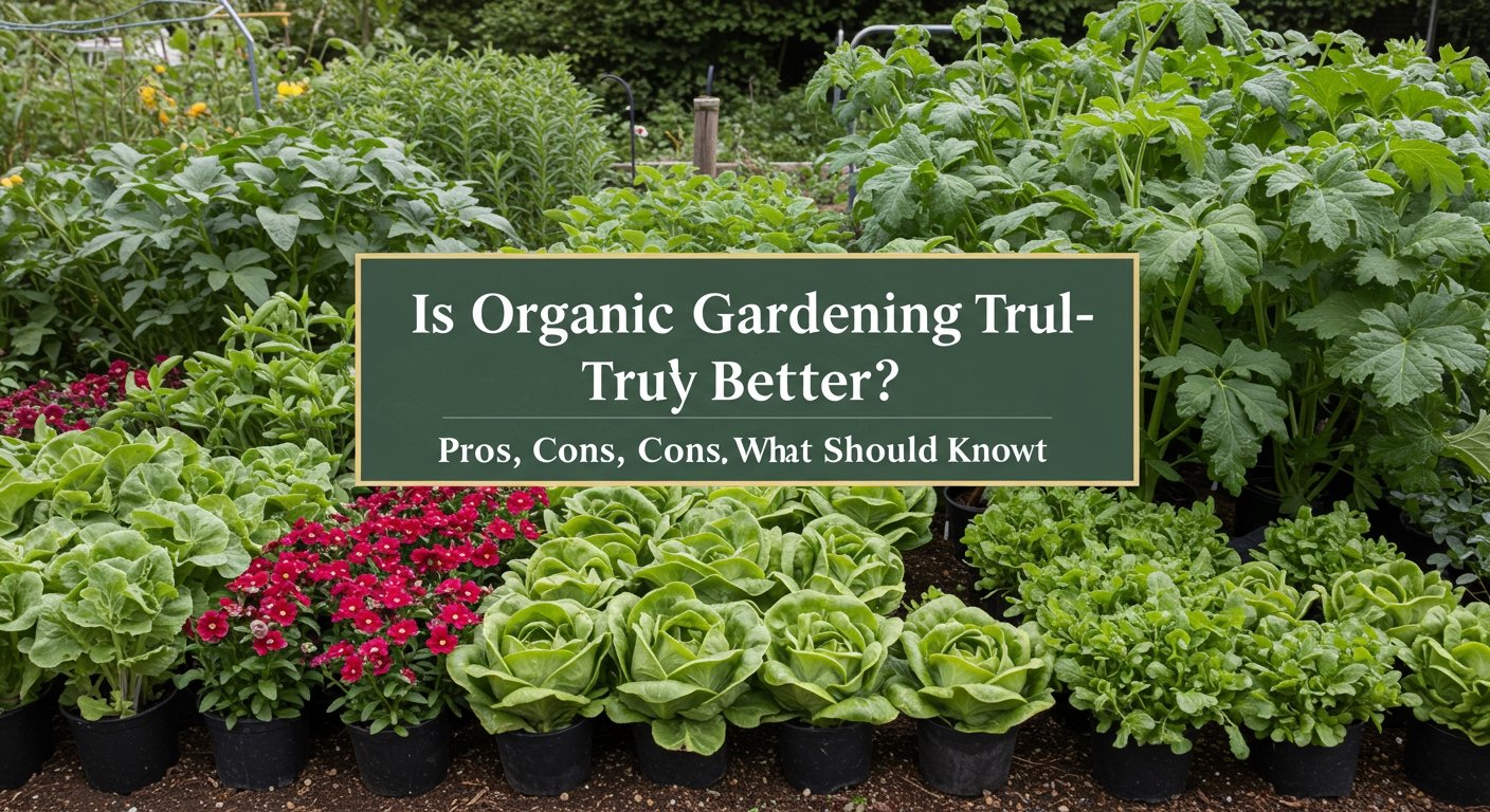 Organic Gardening Pros and Cons: Is It Truly Better? Header