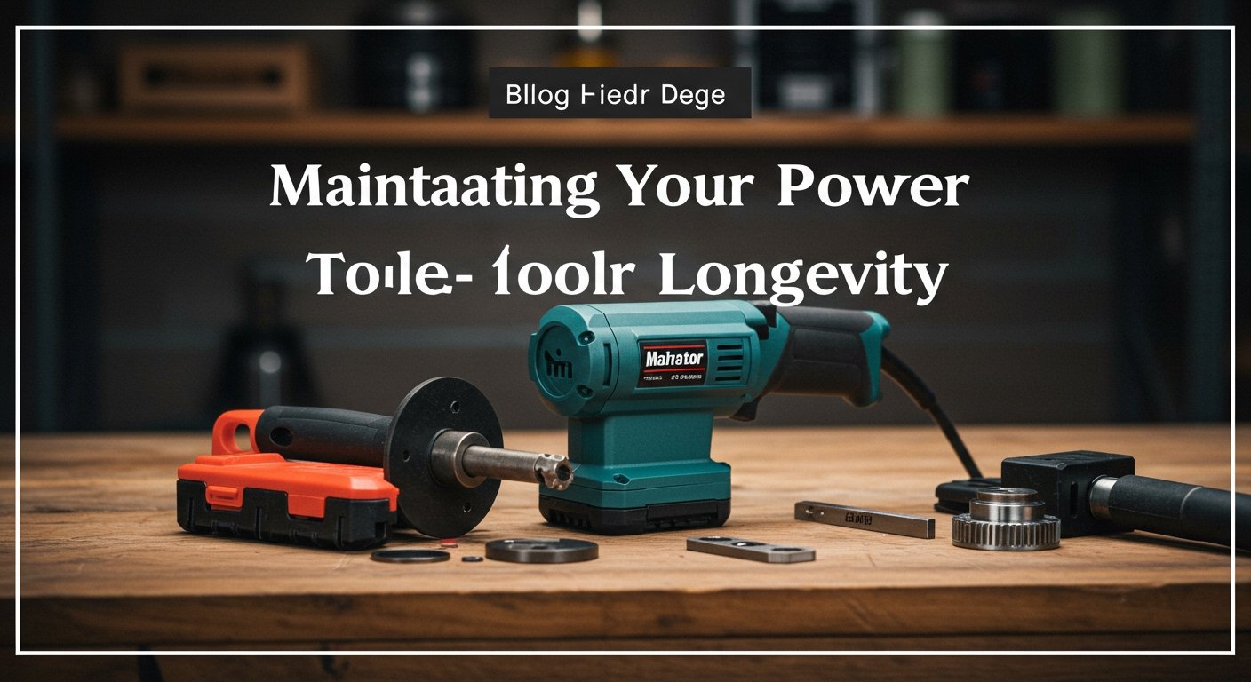 Power Tool Maintenance: Extend Your Tools' Lifespan Header