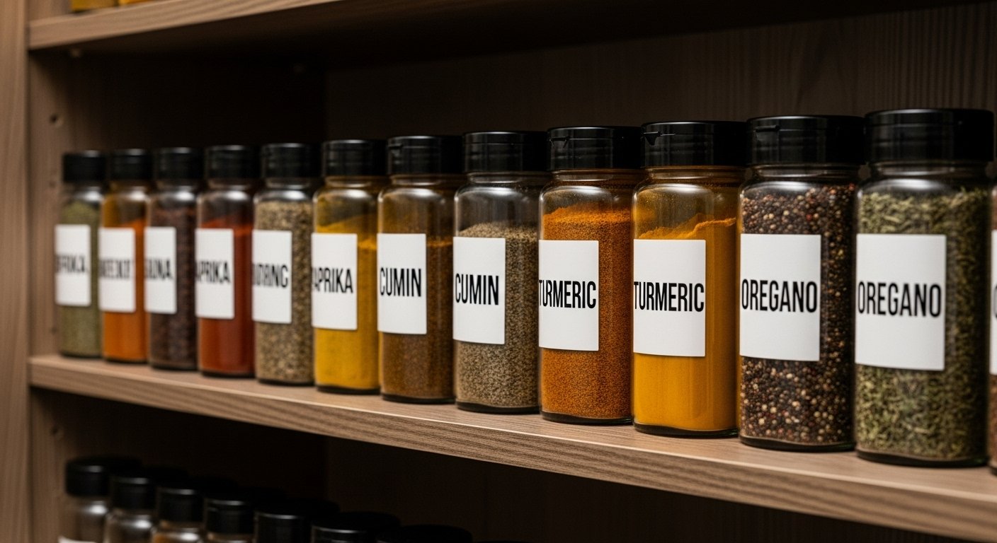 Discover how to build a flavorful spice rack by properly storing clearly labeled, airtight spice jars in a cool, dark cabinet for maximum freshness.