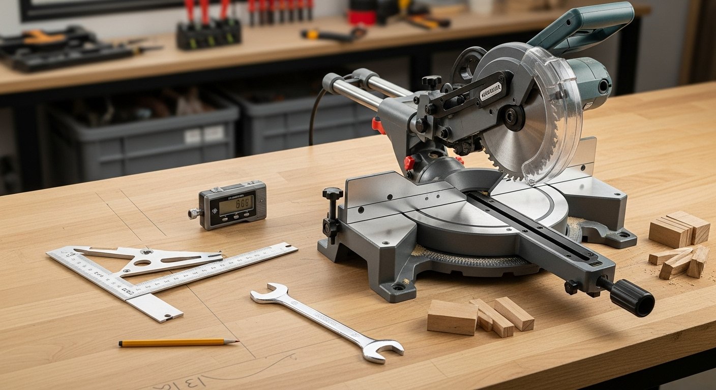 Expert tips on how to calibrate miter saw to ensure precise and repeatable woodworking results.