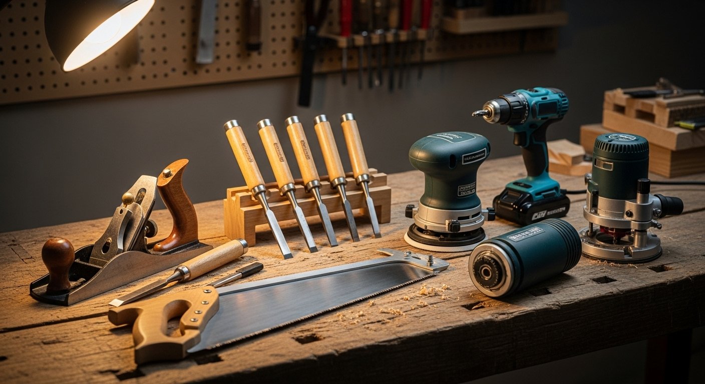 Ultimate Guide: Essential Woodworking Tools for Small Shops Header